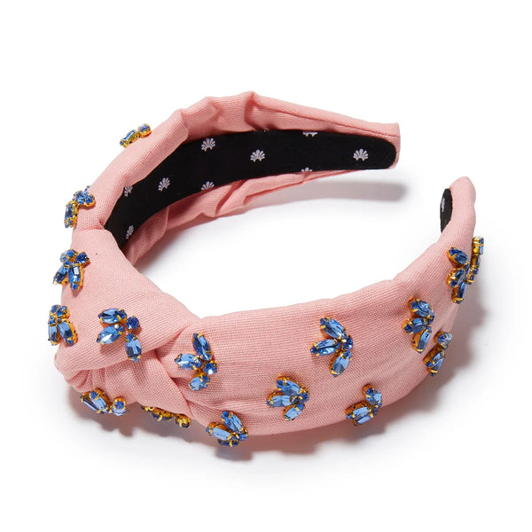 Lele Sadoughi Pink Lemonade Square Silk Scrunchie - NWT Lele Sadoughi Eyelet Trim Linen Square Scrunchie | Shopbop main image 2