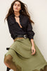 Coni ~ Flared Midi Skirt