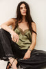 Corina ~ Satin Cami Top