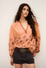 Zato Patterned Blouse ~ Mandarine