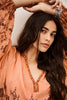 Zato Patterned Blouse ~ Mandarine