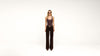 Scottie H/R Wide Leg ~ Dark Java