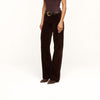 Scottie H/R Wide Leg ~ Dark Java