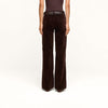 Scottie H/R Wide Leg ~ Dark Java
