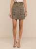 Maelis Mini Skirt ~ Smokey Olive