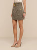 Maelis Mini Skirt ~ Smokey Olive