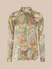 Tyler Silk Blouse ~ Multi Paisley