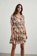 Fiorella Dress ~ Painted Floral