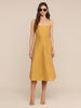 Meredith Linen-Blend Dress ~ Golden Spice