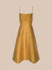 Meredith Linen-Blend Dress ~ Golden Spice
