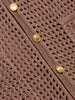 Mariana Pointelle Knit Shirt ~ Hazelnut