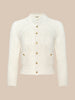 Darcy Cable Stitch Cardigan~Ivory