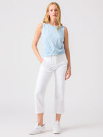 Vacation Crop High Rise Pants ~ White