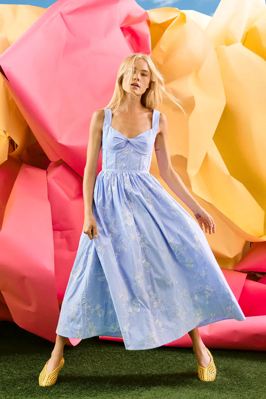 ink blue dresses for weddings Hunter Bell Kids Drifter Dress in Fall Floral Navy  Crush Boutique