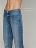 Joanne Low Rise Wide Leg Jean ~ Blanc