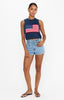 Milo Tank ~ Navy Flag Knit