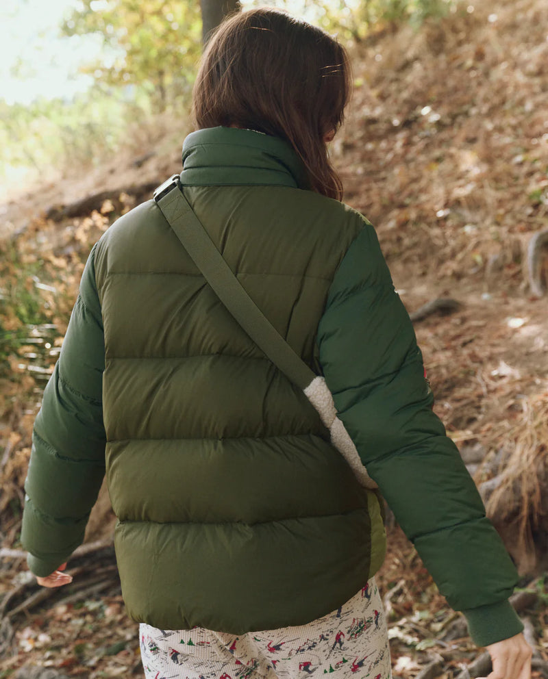 The Polar Puffer ~ Army Colorblock – Chic Streets