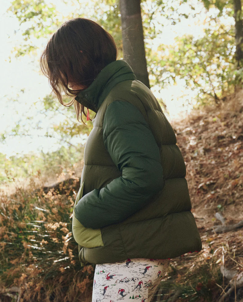 The Polar Puffer ~ Army Colorblock – Chic Streets