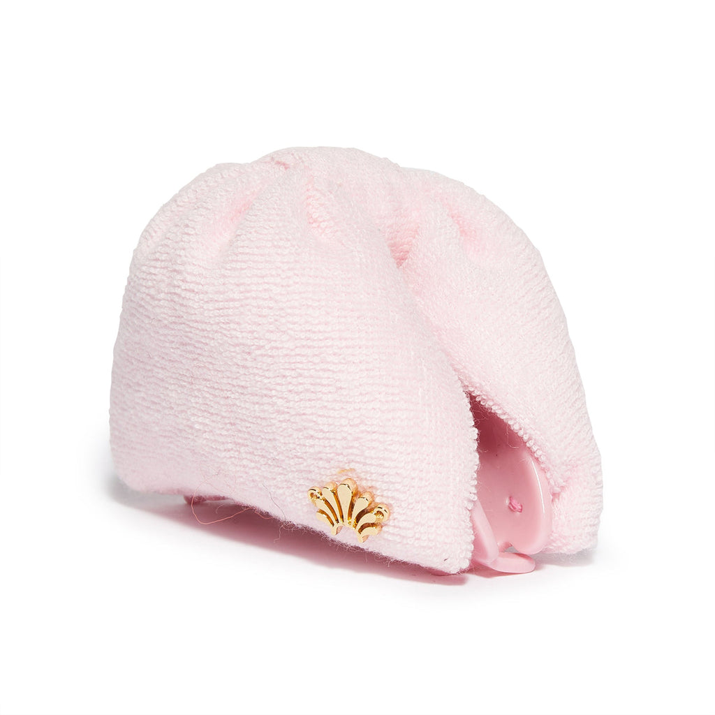 LELE SADOUGHI Simone Terry Cloth Claw Clip - Shell Pink Lele Sadoughi – Endless Waves main image 3