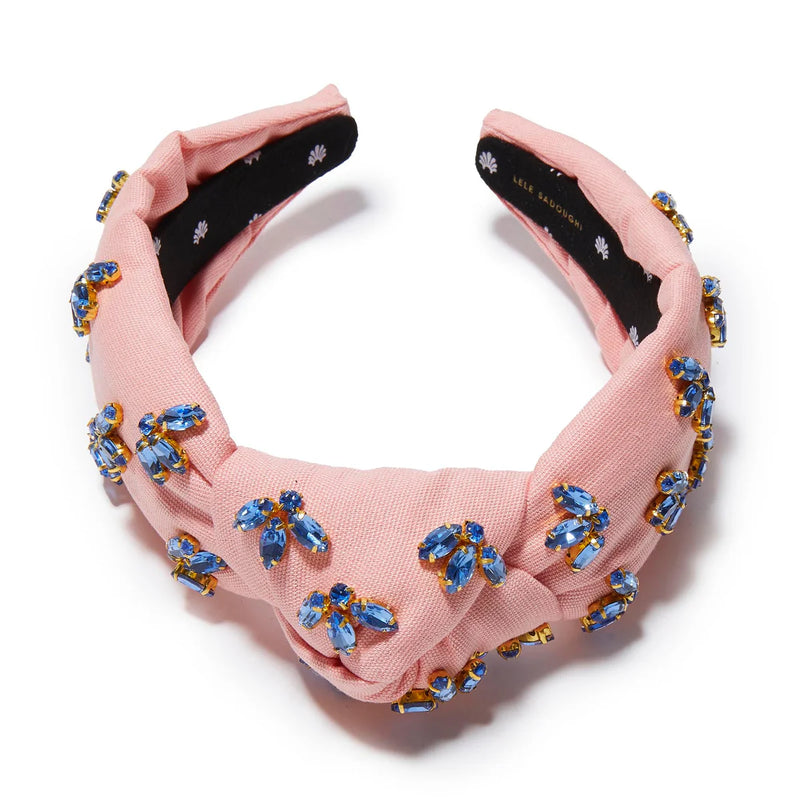 Knotted Vine Embellished Headband ~ Pink Lemonade – Chic Streets display picture 1