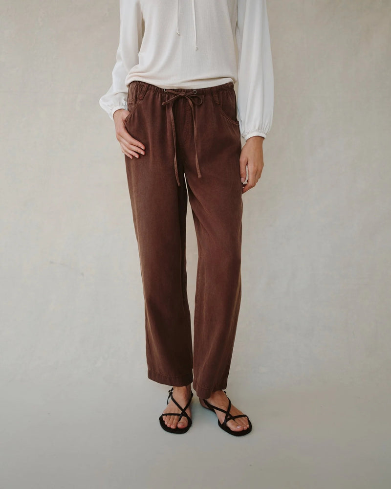 Pull On Trouser-Saddle ~ Brown – Chic Streets