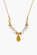 Pearl Tear Drop Pendent  Necklace