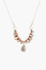Pearl Tear Drop Pendent  Necklace